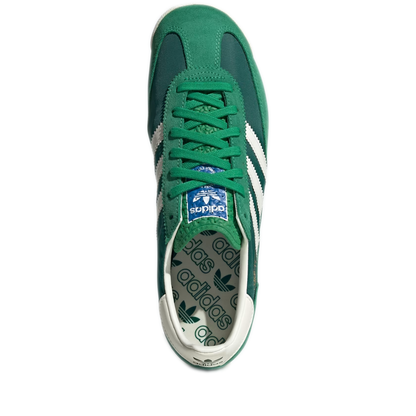 Men's Adidas SL 72 RS Shoes - Green / Core White / Collegiate Green