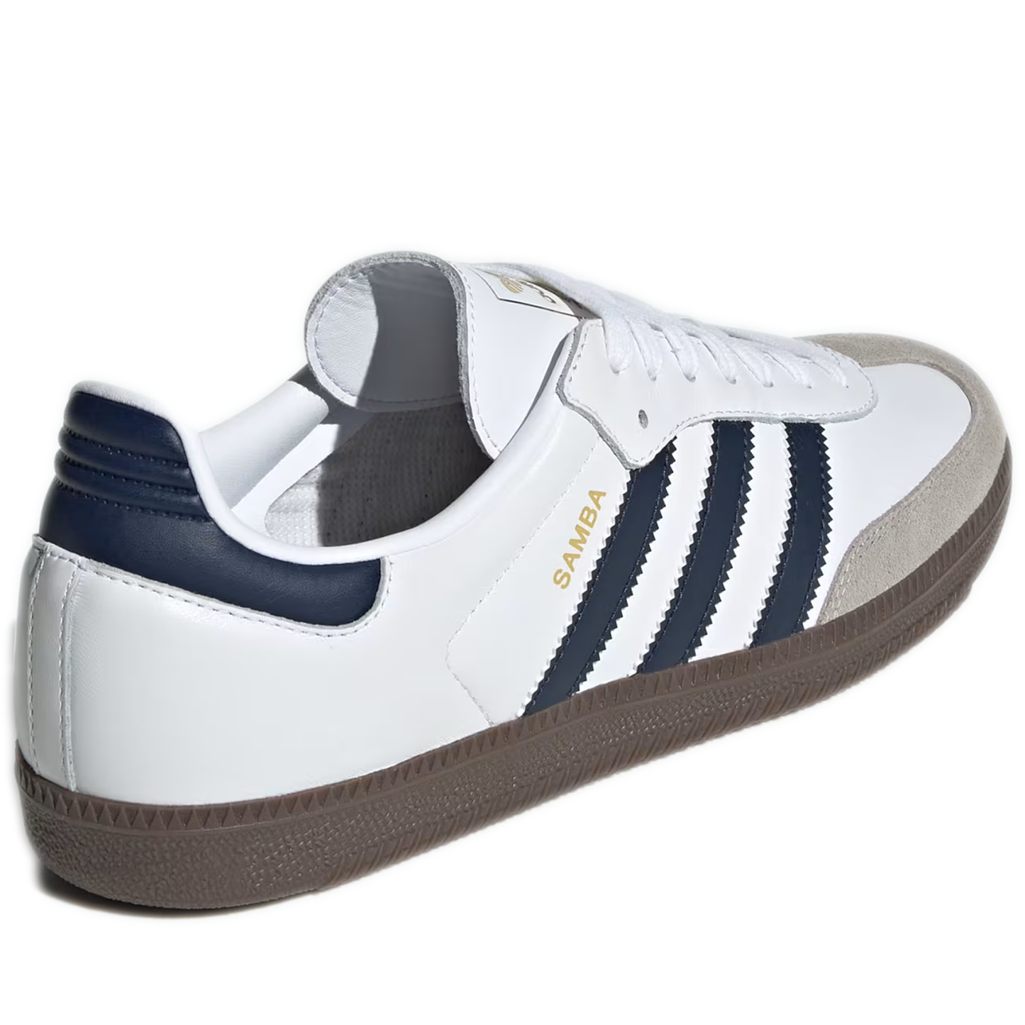 Men's Adidas Samba OG Shoes - Cloud White / Night Indigo / Clear Granite