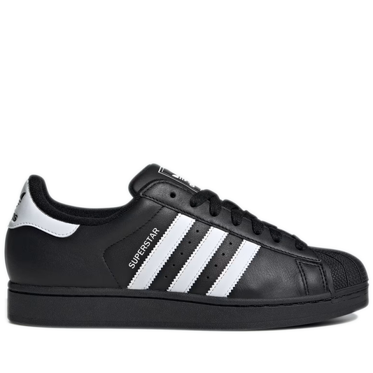 Men's Adidas Superstar II Shoes - Core Black / Cloud White / Core Black