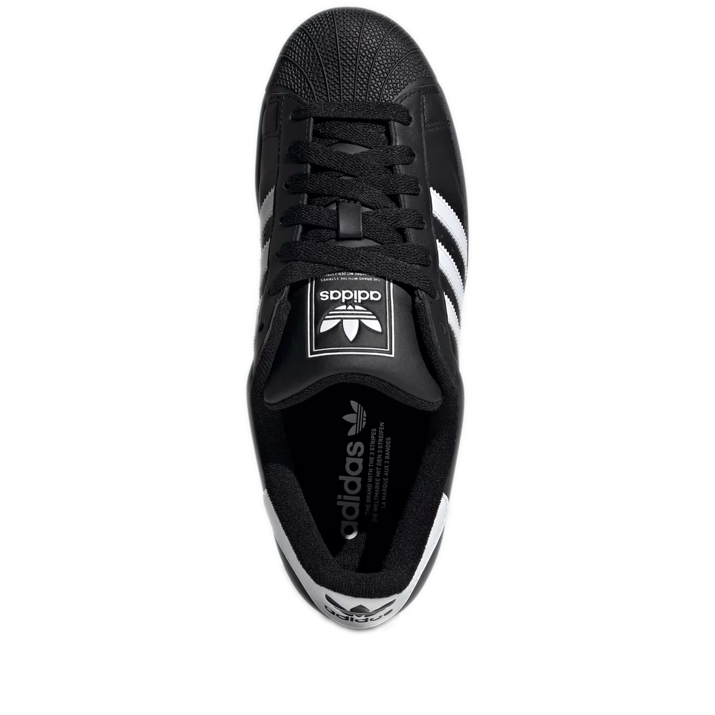 Men's Adidas Superstar II Shoes - Core Black / Cloud White / Core Black