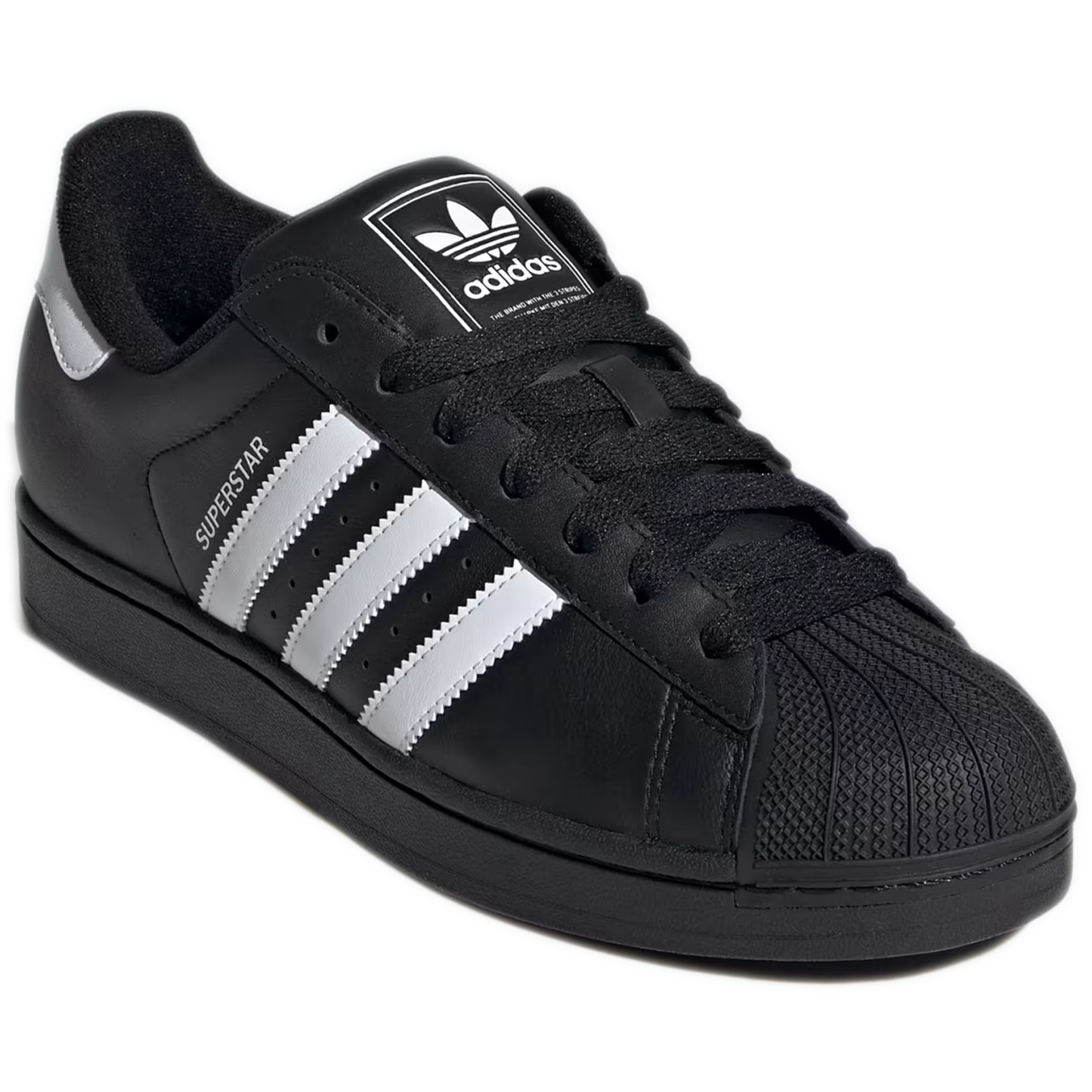 Men's Adidas Superstar II Shoes - Core Black / Cloud White / Core Black