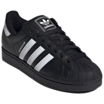 Men's Adidas Superstar II Shoes - Core Black/ Cloud White/Black