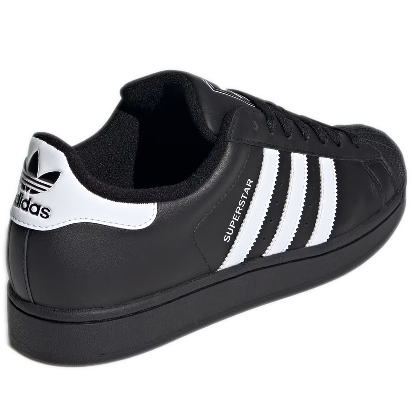 Men's Adidas Superstar II Shoes - Core Black / Cloud White / Core Black