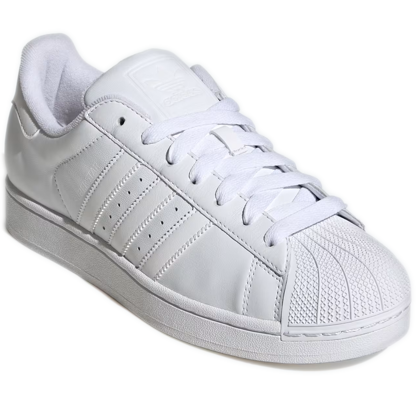 Men's Adidas Superstar II Shoes - Cloud White / Cloud White / Cloud White