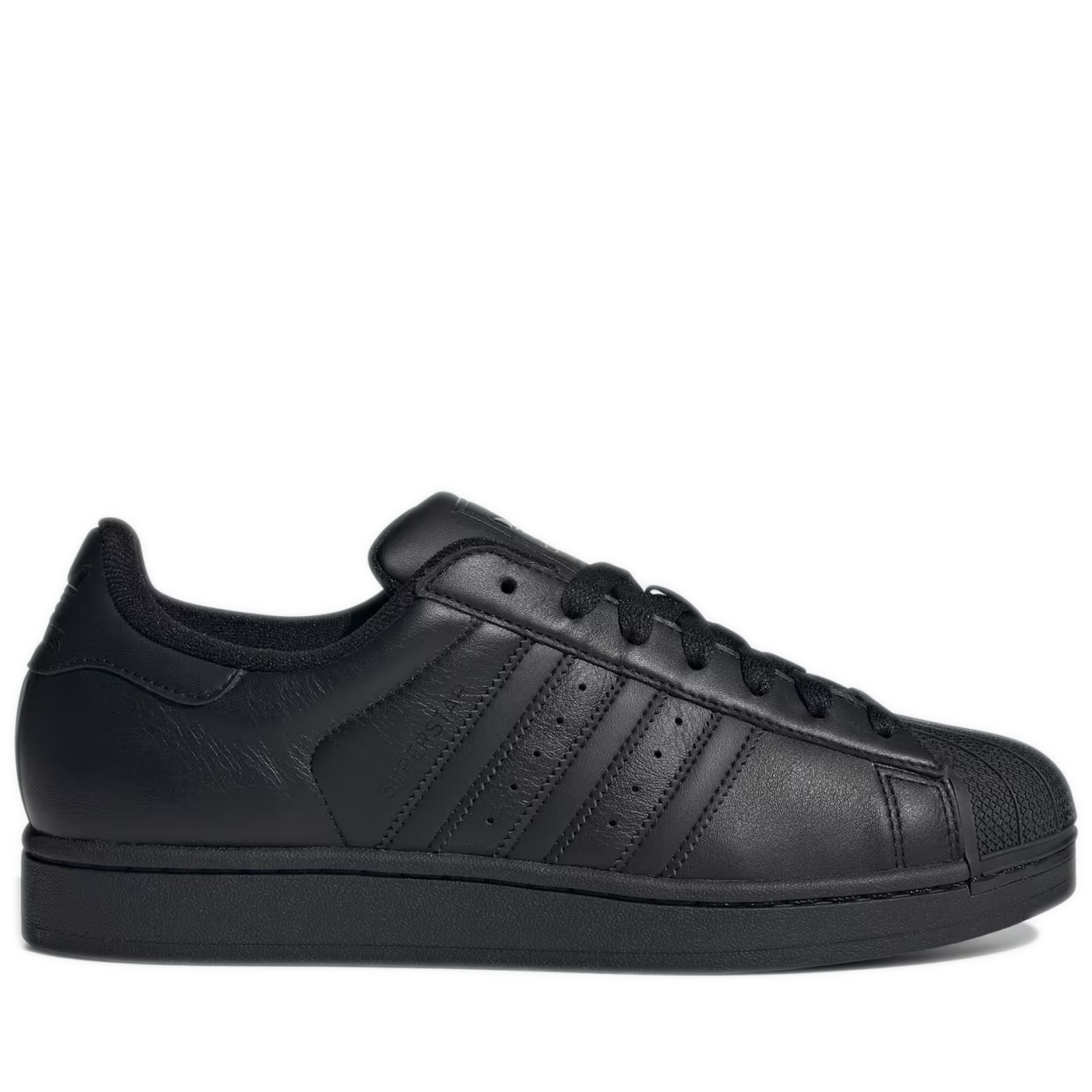 adidas Men's Superstar II Shoes, Size 9.5, Black/Black adidas Men's Superstar II Shoes, Size 9.5, Black/Black