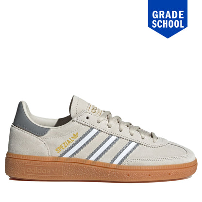 Grade School Adidas Handball Spezial Shoes - Alumina/White/Grey