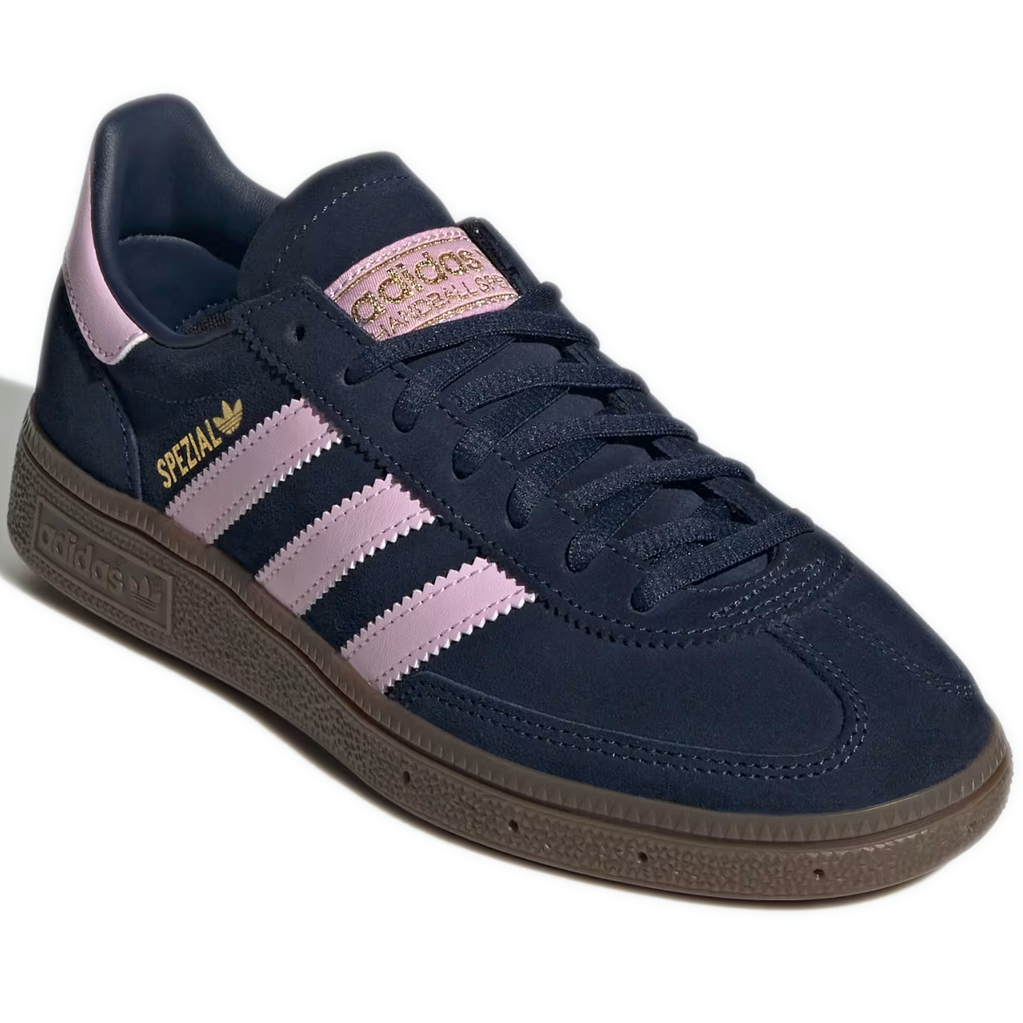 Grade School Adidas Handball Spezial Shoes - Night Indigo / Orchid Fusion / Gum