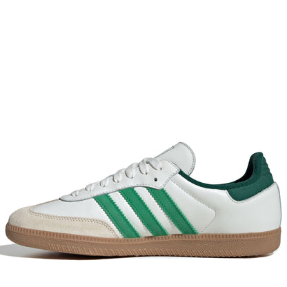 Men's Adidas Samba OG Shoes - White/Green