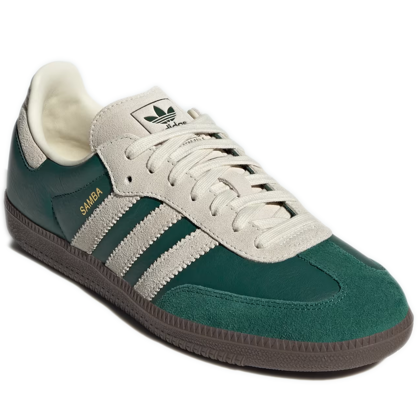 Men's Adidas Samba OG Shoes - Collegiate Green / Cream White / Gum