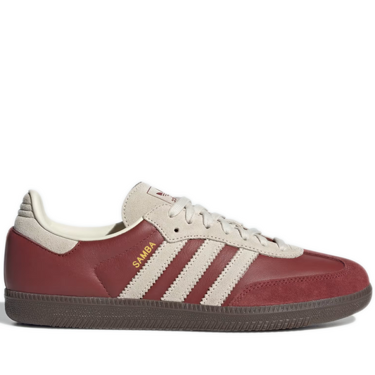 Men's Adidas Samba OG Shoes - Preloved Ruby / Cream White / Gum