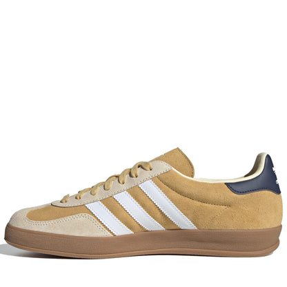 Men's Adidas Gazelle Indoor Shoes - Oat/White/Shadow Navy