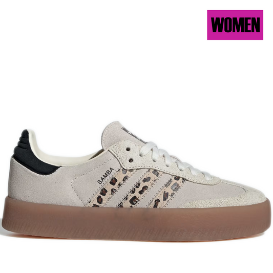Women's Adidas Sambae Shoes - Off White/Cream White/Core Black