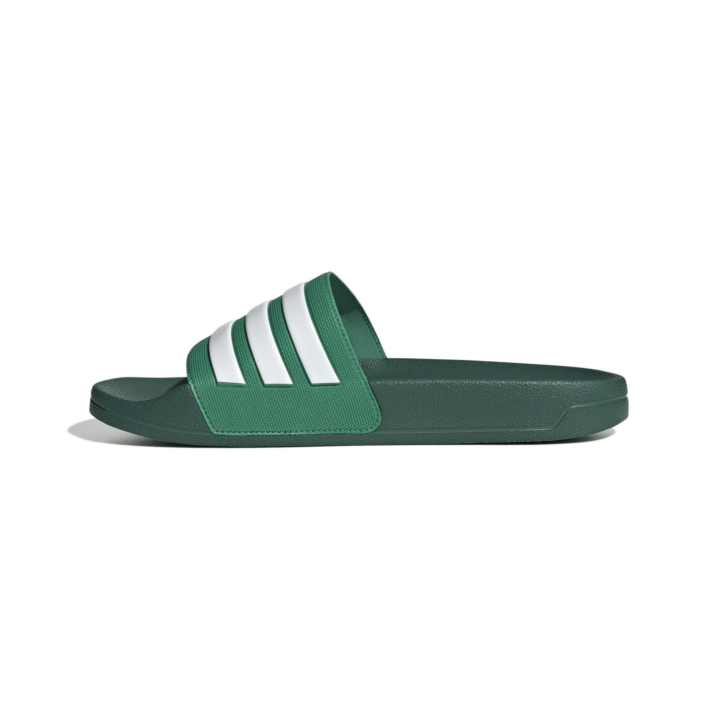 Men's Adidas Adilette Shower Slides - Green/White