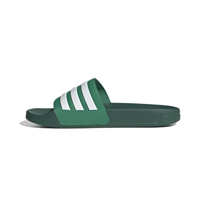 Men's Adidas Adilette Shower Slides - Green/White