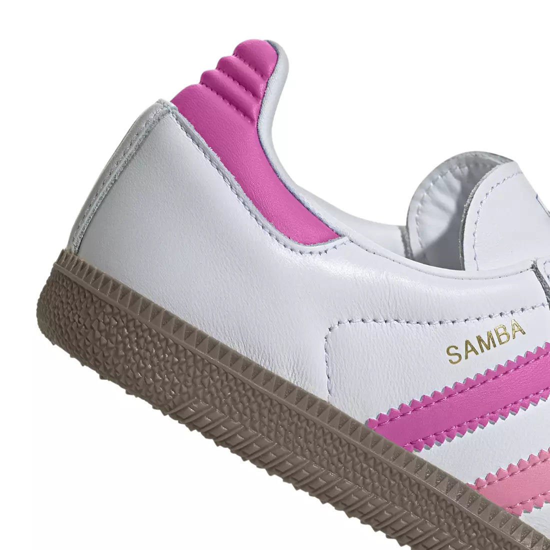 Grade School Adidas Samba OG Shoes - White/Pink/Purple