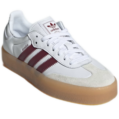 Women's Adidas Sambae Shoes - Cloud White / Shadow Red / Off White