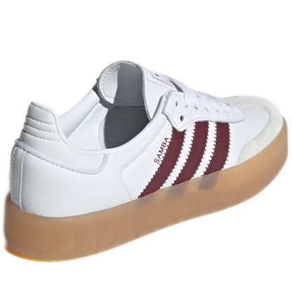 Women's Adidas Sambae Shoes - Cloud White / Shadow Red / Off White