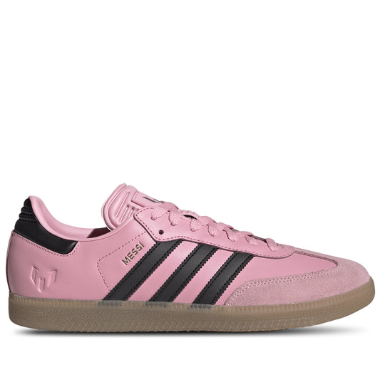 Men's Adidas Samba Messi - Light Pink/Black/Gum - Side