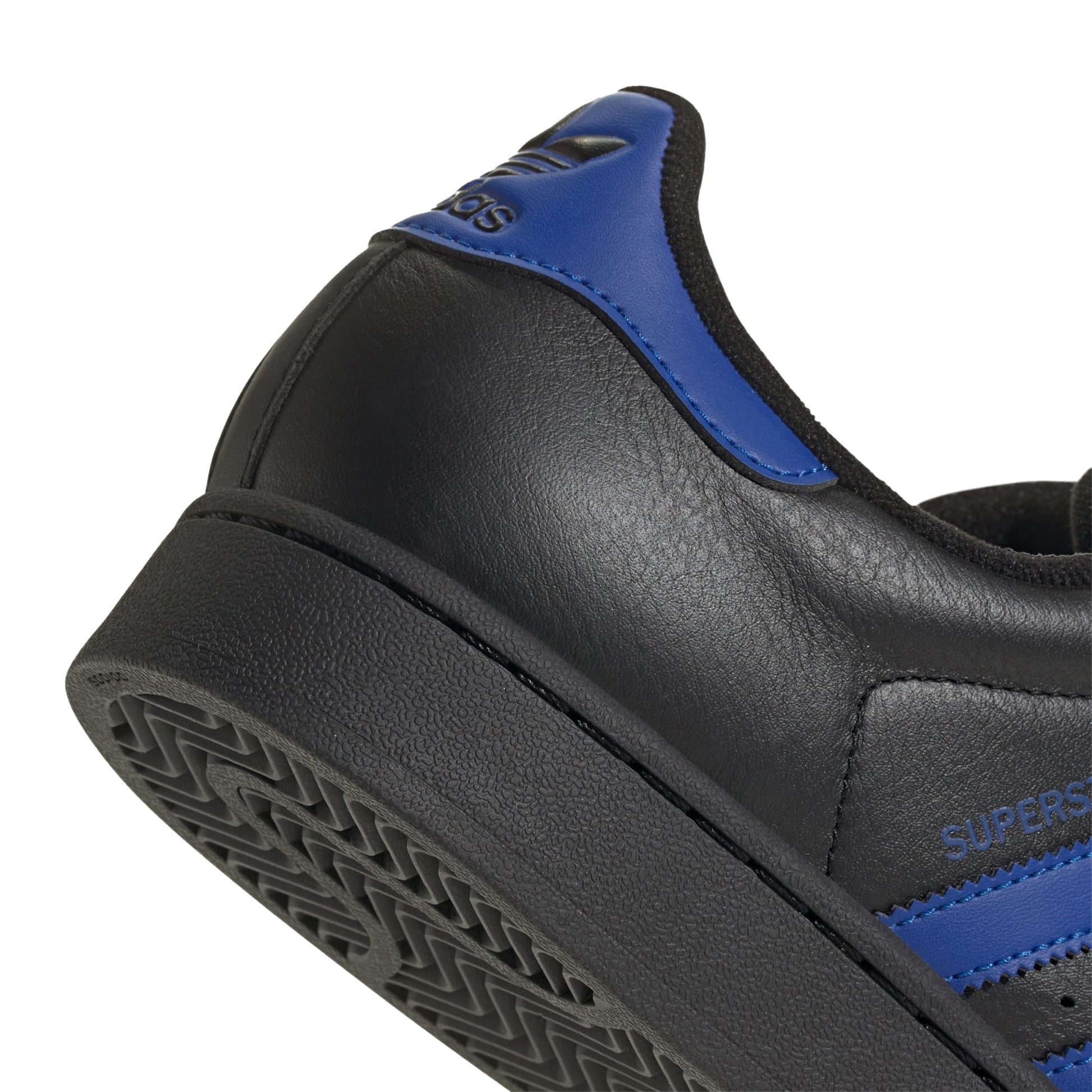 Men's adidas Superstar II Shoes - Black/Blue 9 Men's adidas Superstar II Shoes - Black/Blue 9
