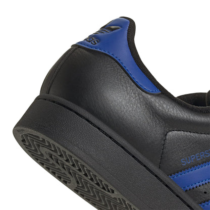 Men's Adidas Superstar II Shoes - Black/Blue