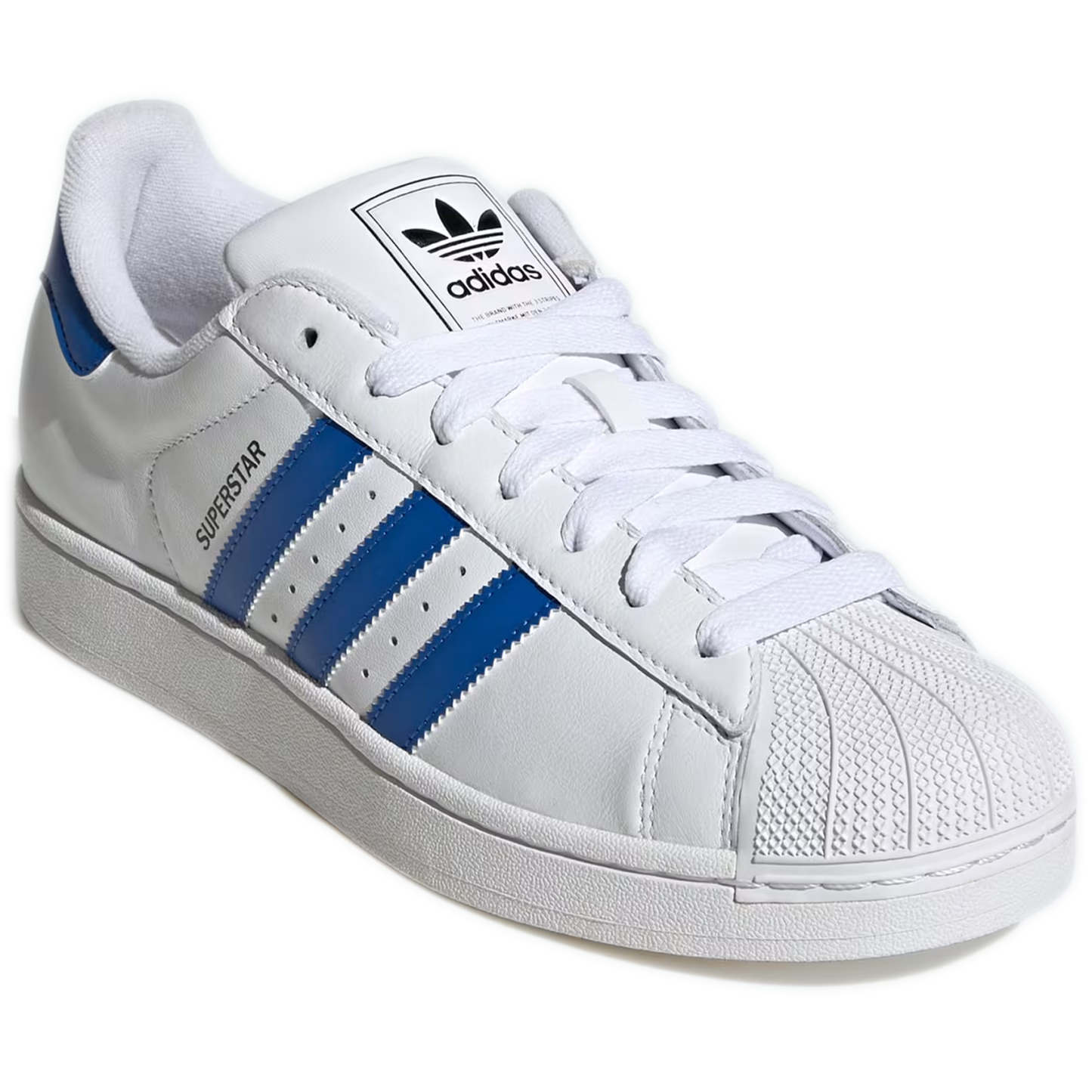 Men's Adidas Superstar II Shoes - Cloud White / Blue / Core Black