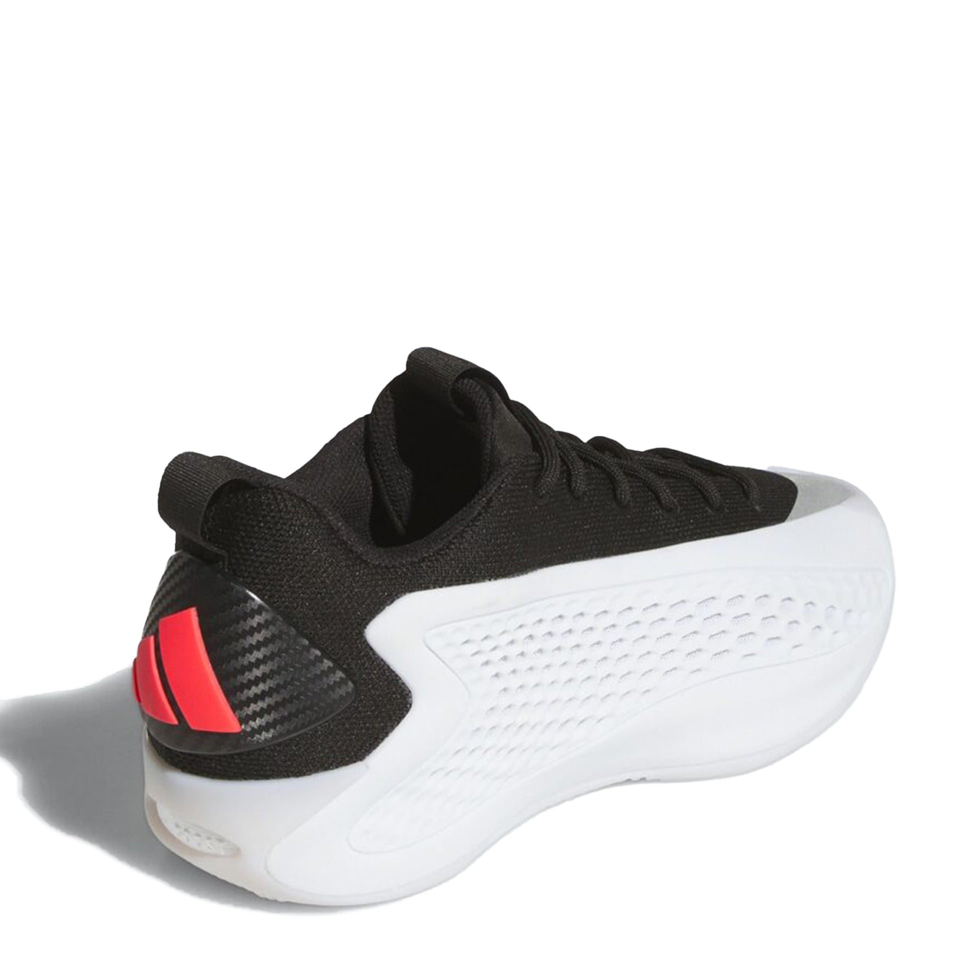 Men's Adidas AE 1 Low - Footwear White/Core Black/Lucid Red - Heel Side