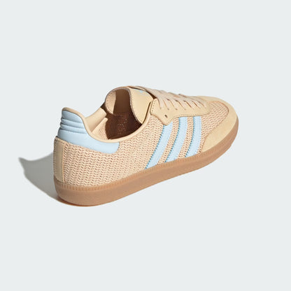Women's Adidas Samba OG - Black/Sand Strata/Sky Tint