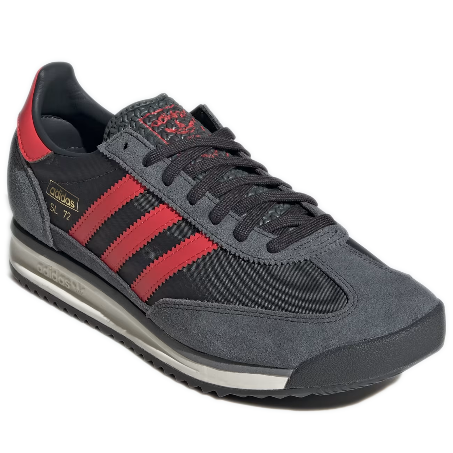 Men's Adidas SL 72 RS Shoes  - Carbon / Real Coral / Grey Six