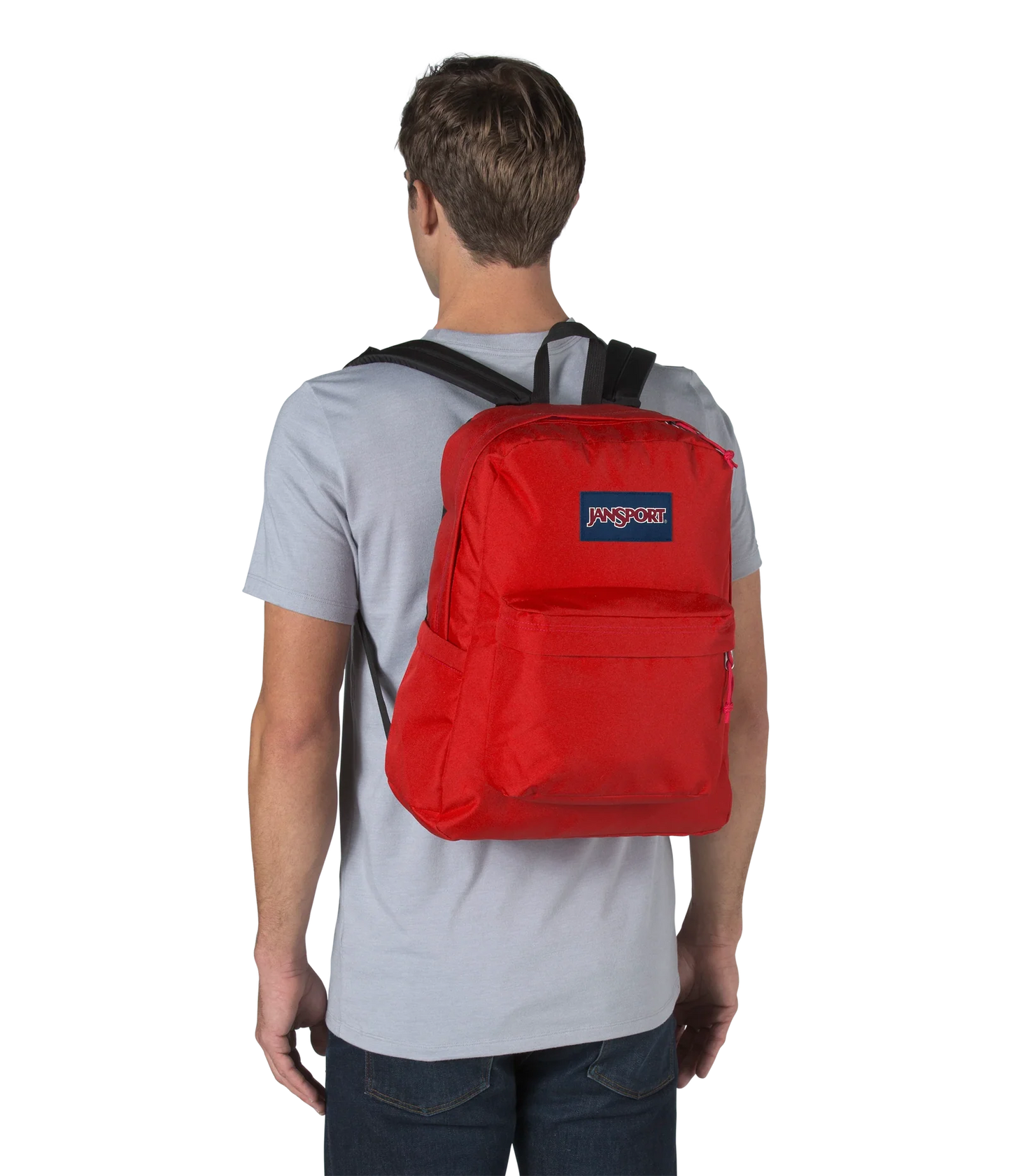 JanSport SuperBreak Backpack - Red Tape