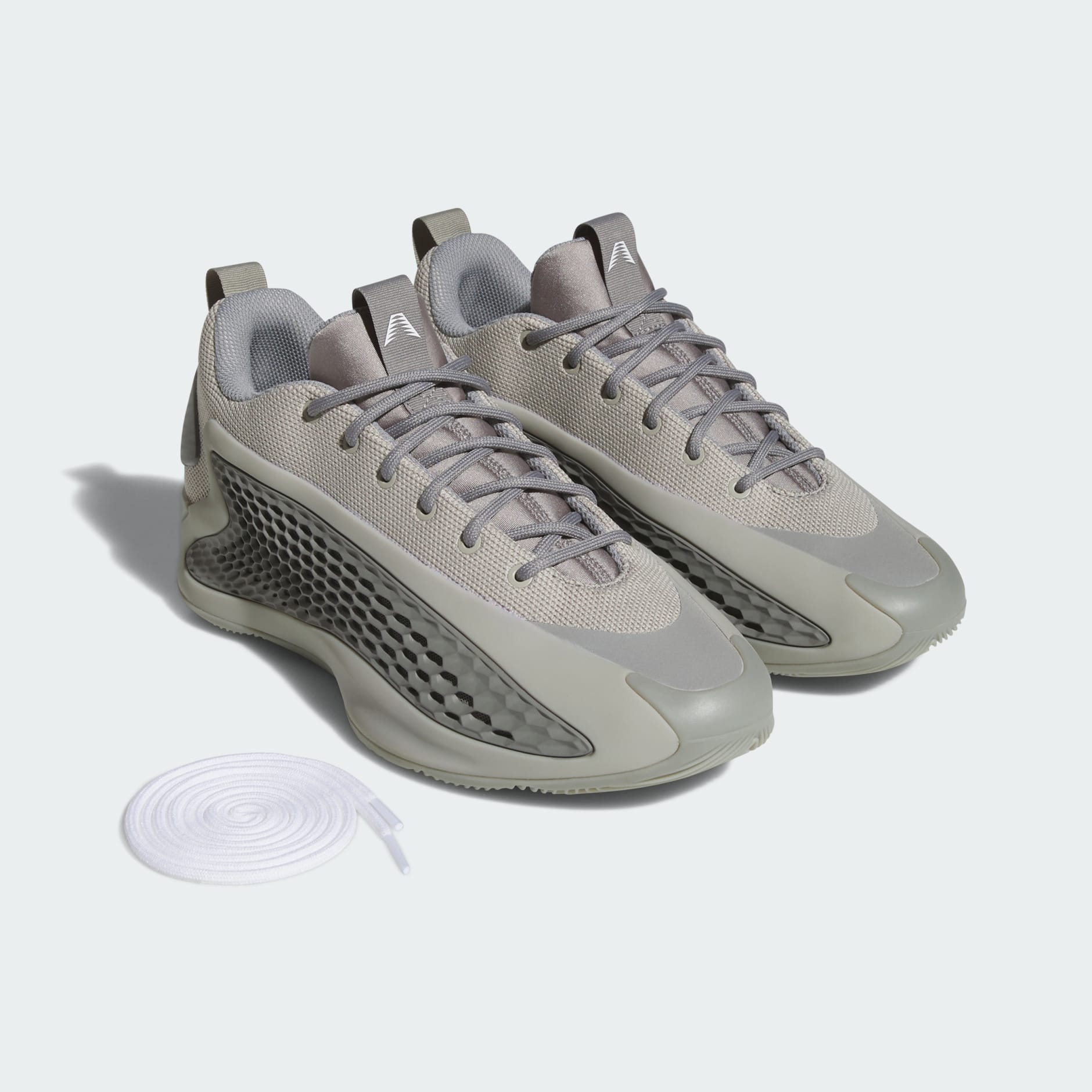 adidas Anthony Edwards 1 Low Metallic Grey Shoes 9.5 adidas Anthony Edwards 1 Low Metallic Grey Shoes 9.5