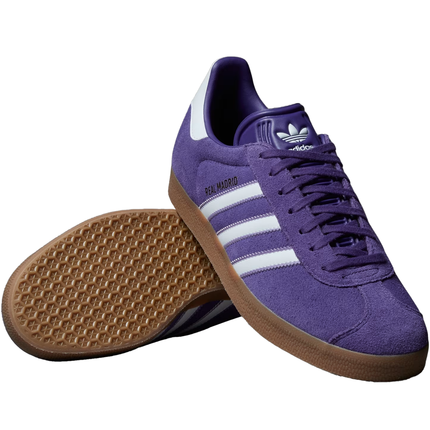 Men's Adidas Gazelle Real Madrid Terrace Icons Shoes -  Purple / Cloud White / Magic Lilac