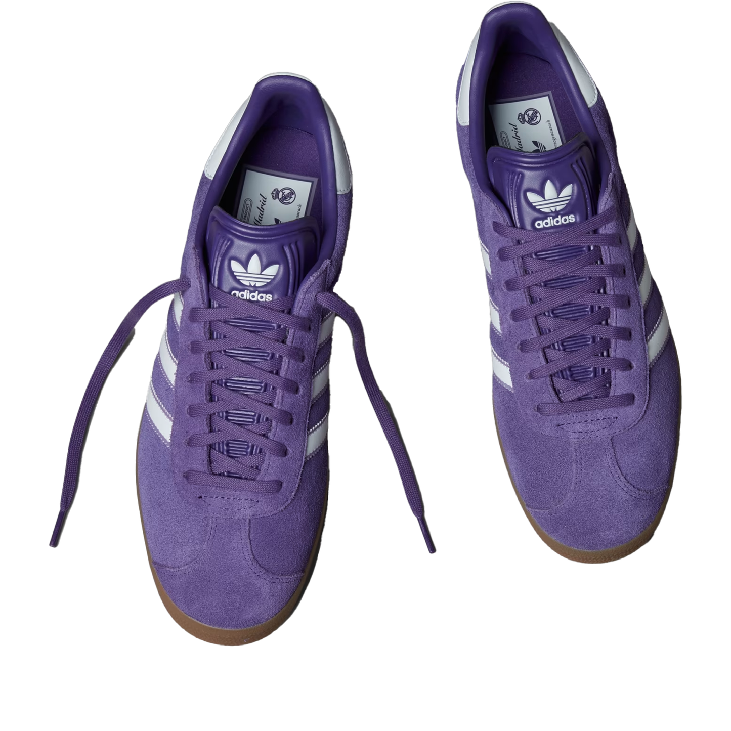 Men's Adidas Gazelle Real Madrid Terrace Icons Shoes -  Purple / Cloud White / Magic Lilac