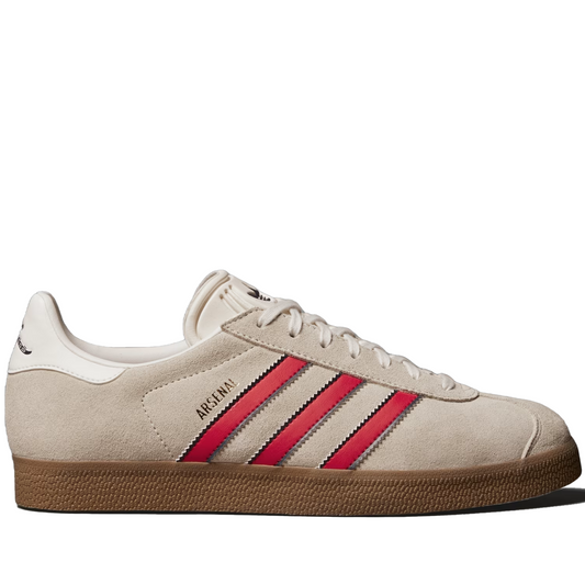 Men's Adidas Gazelle Arsenal Terrace Icons Shoes -  Off White / Better Scarlet / Night Sky