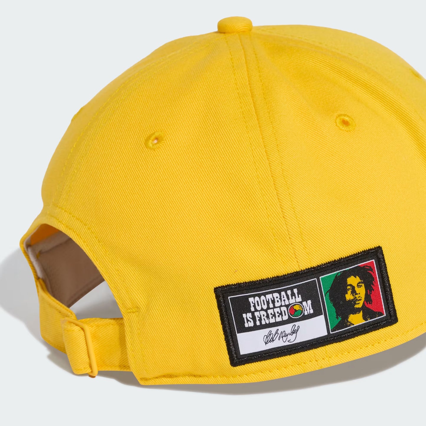 Adidas Jamaica 26 Baseball Cap - Bold Gold / Black