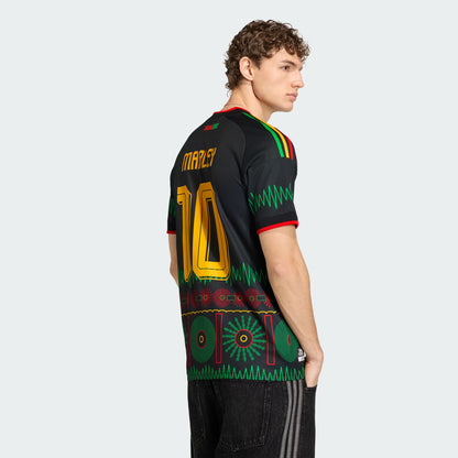 Men's Adidas Jamaica x Bob Marley Away Jersey - Black/Multicolor