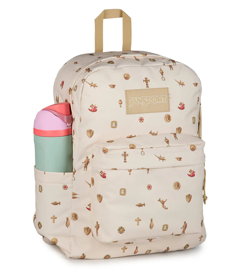JanSport SuperBreak Plus Backpack - Gilded Relics / Moon Flower