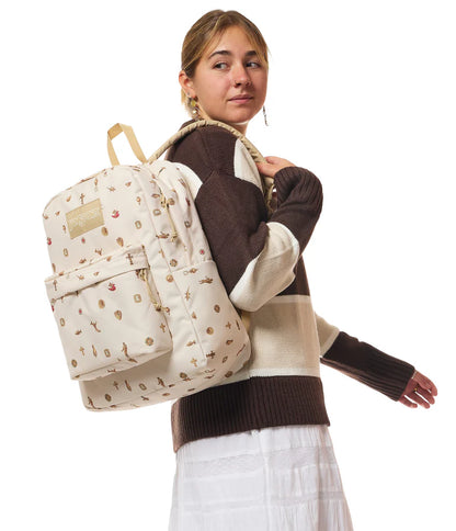 JanSport SuperBreak Plus Backpack - Gilded Relics / Moon Flower