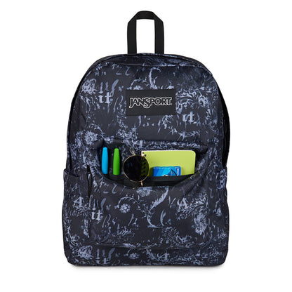 JanSport SuperBreak Plus Backpack - Afflicted Black