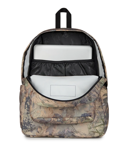 JanSport SuperBreak Plus Backpack -  Bogcore Camo Brown