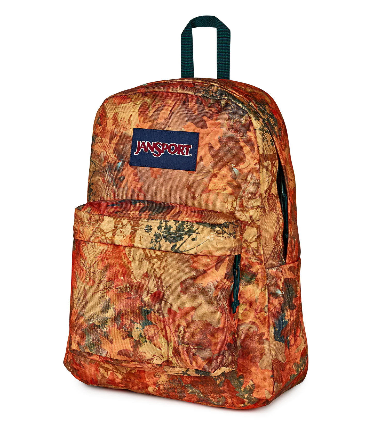 JanSport SuperBreak Plus Backpack -  Bogcore Camo Orange