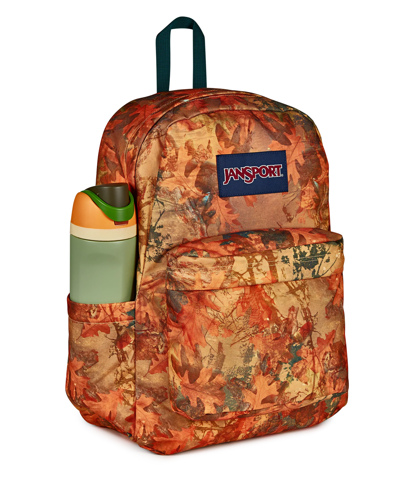 JanSport SuperBreak Plus Backpack -  Bogcore Camo Orange