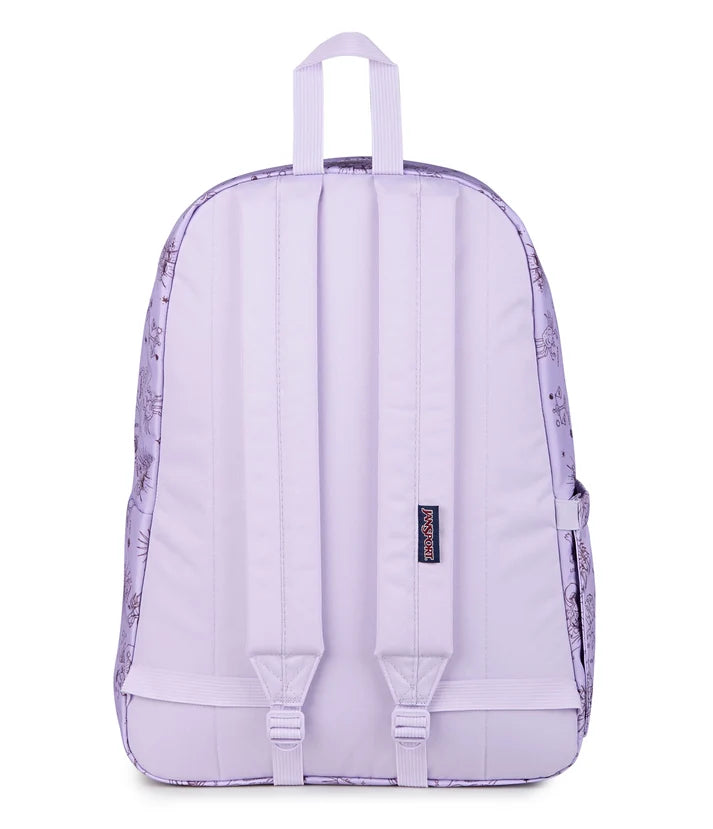 JanSport SuperBreak Plus Backpack - Horoscope Horizons / Pastel Lilac