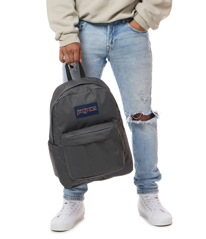 JanSport SuperBreak Plus Backpack - Smokey Grit