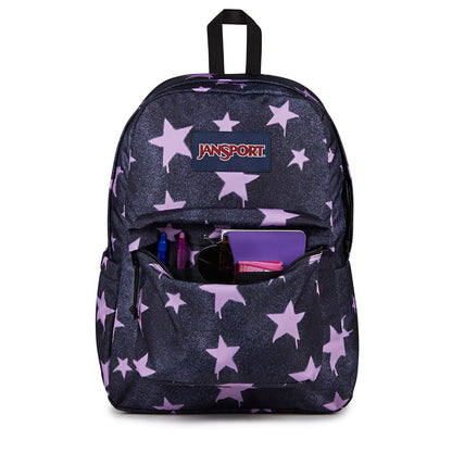JanSport SuperBreak Plus Backpack - Spray Stars Pastel Lilac