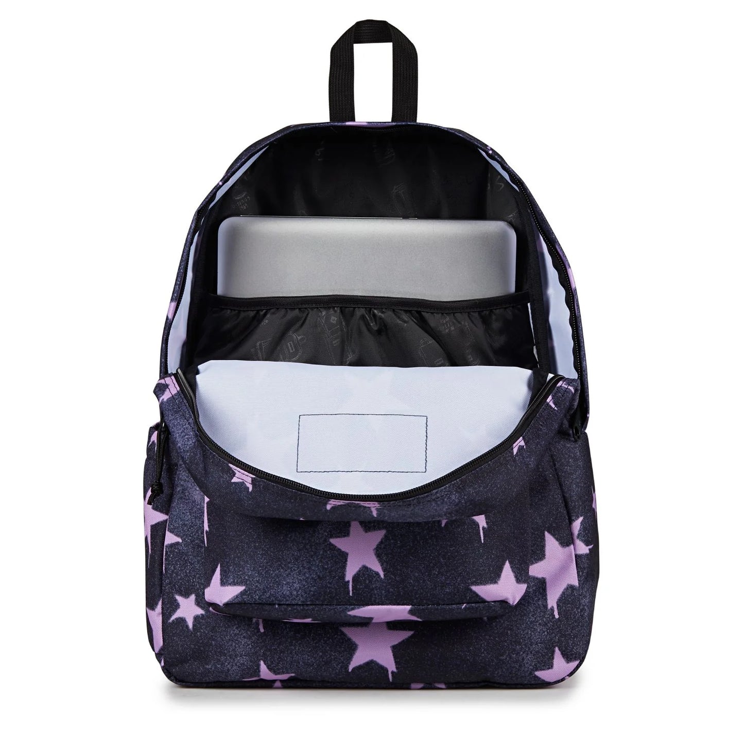 JanSport SuperBreak Plus Backpack - Spray Stars Pastel Lilac