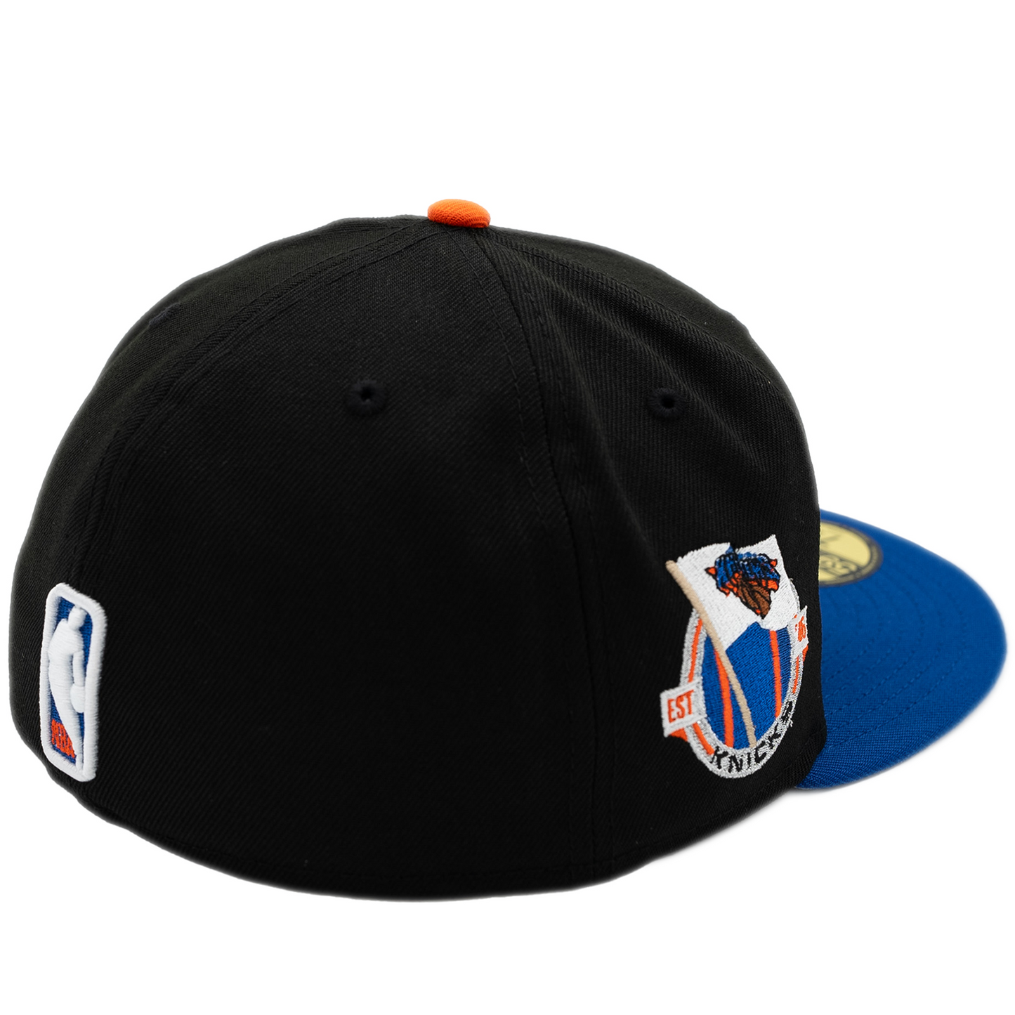 New Era New York Knicks 59Fifty Fitted Hat - Black/ Blue