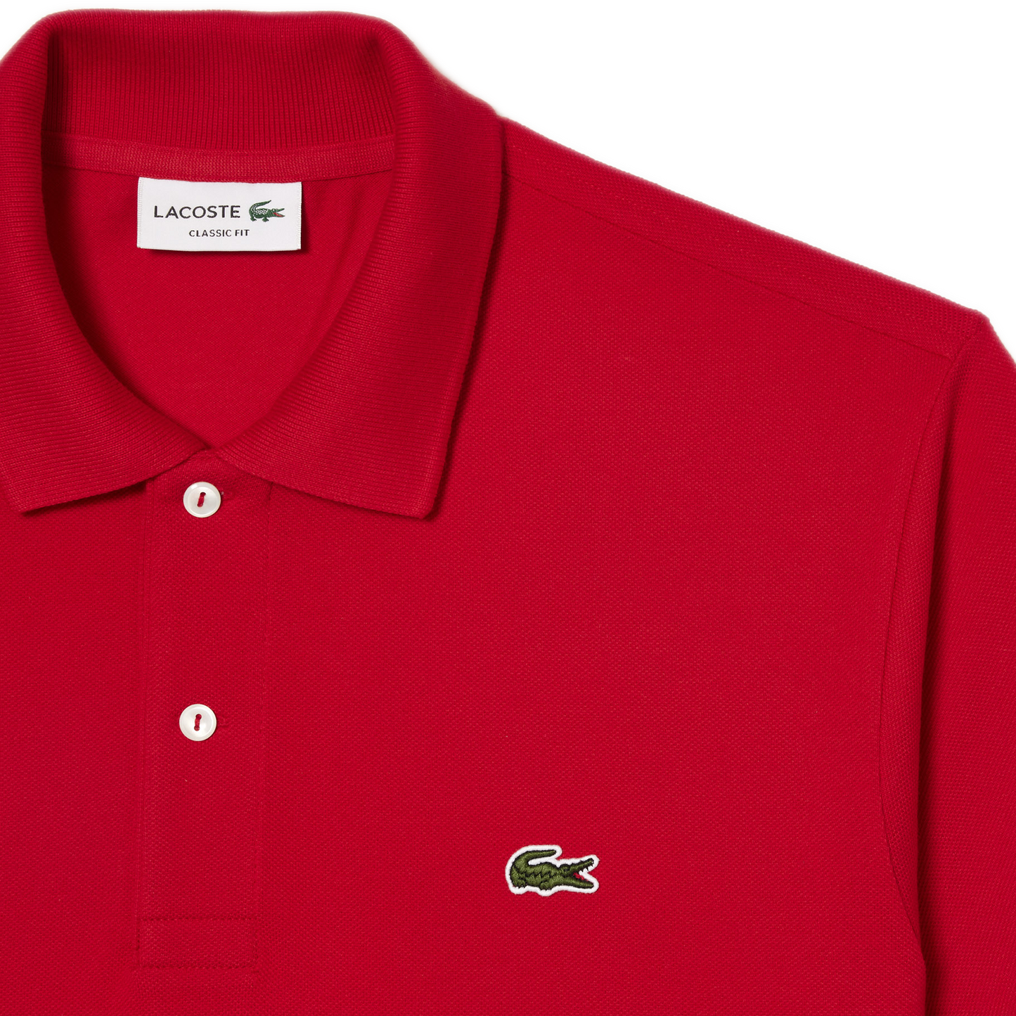 Men's Lacoste Classic Fit L.12.12 Pique Polo - Red