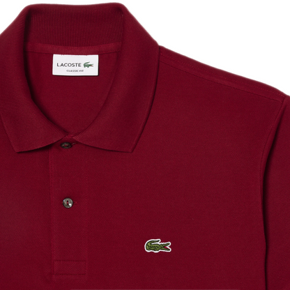 Men's Lacoste Classic Fit L.12.12 Pique Polo - Bordeaux