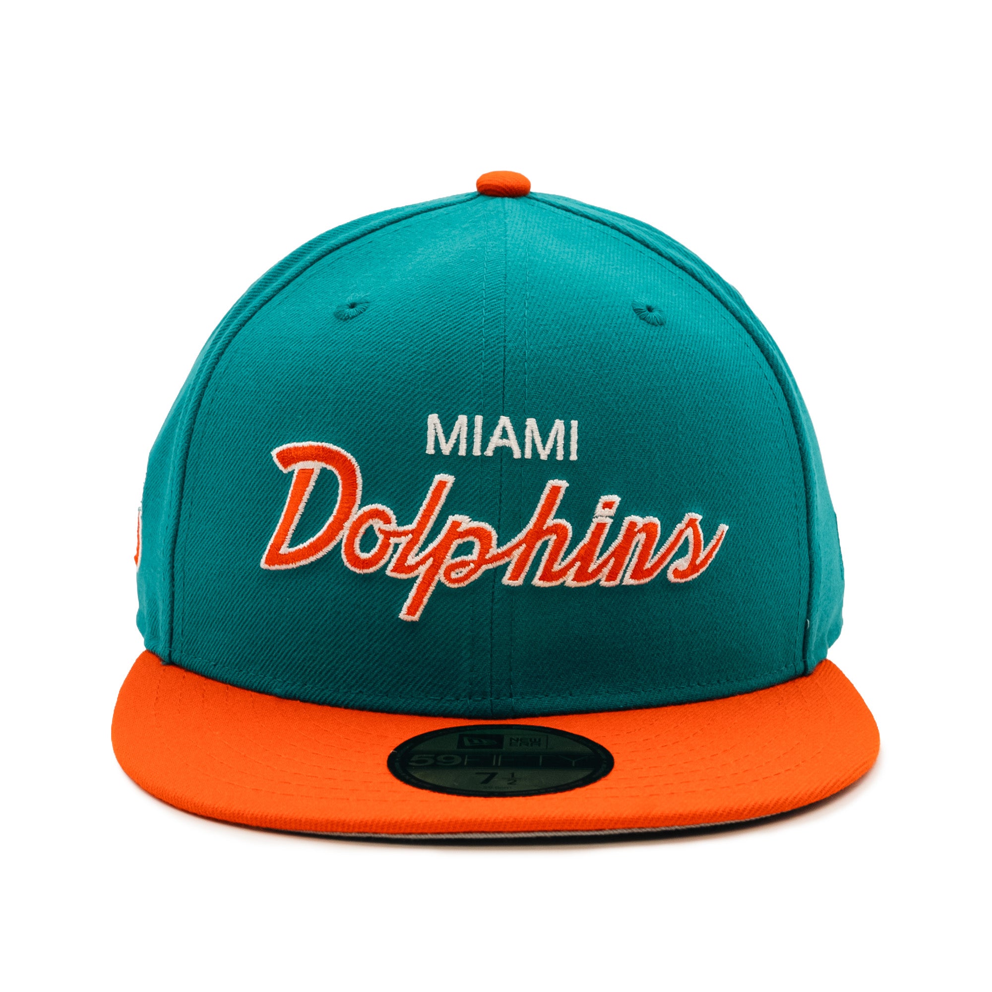 【未使用】New Era 59FIFTY Miami Dolphins New Era Miami Dolphins 59FIFTY Fitted Hat – Cool J's Miami online