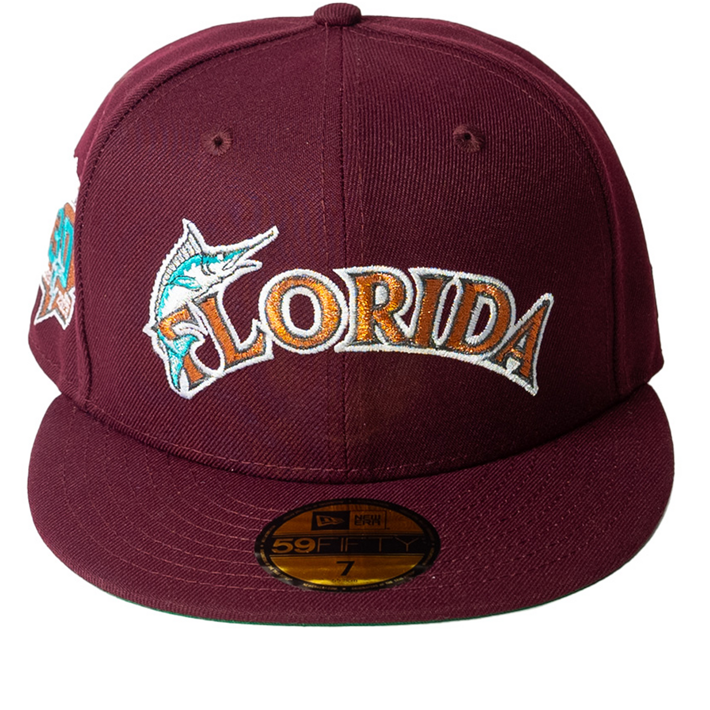 New Era Florida Marlins 59FIFTY Hat - Maroon